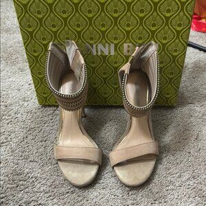 Gianni Bini Beige Strappy Heels